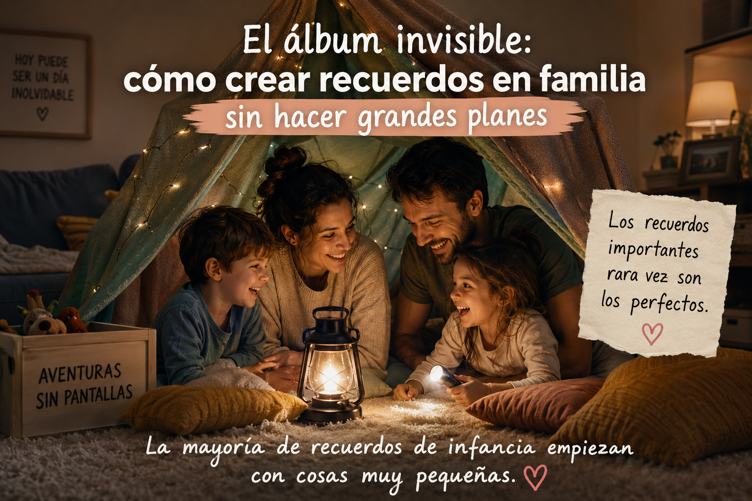 El álbum invisible: cómo crear recuerdos en familia sin hacer grandes planes