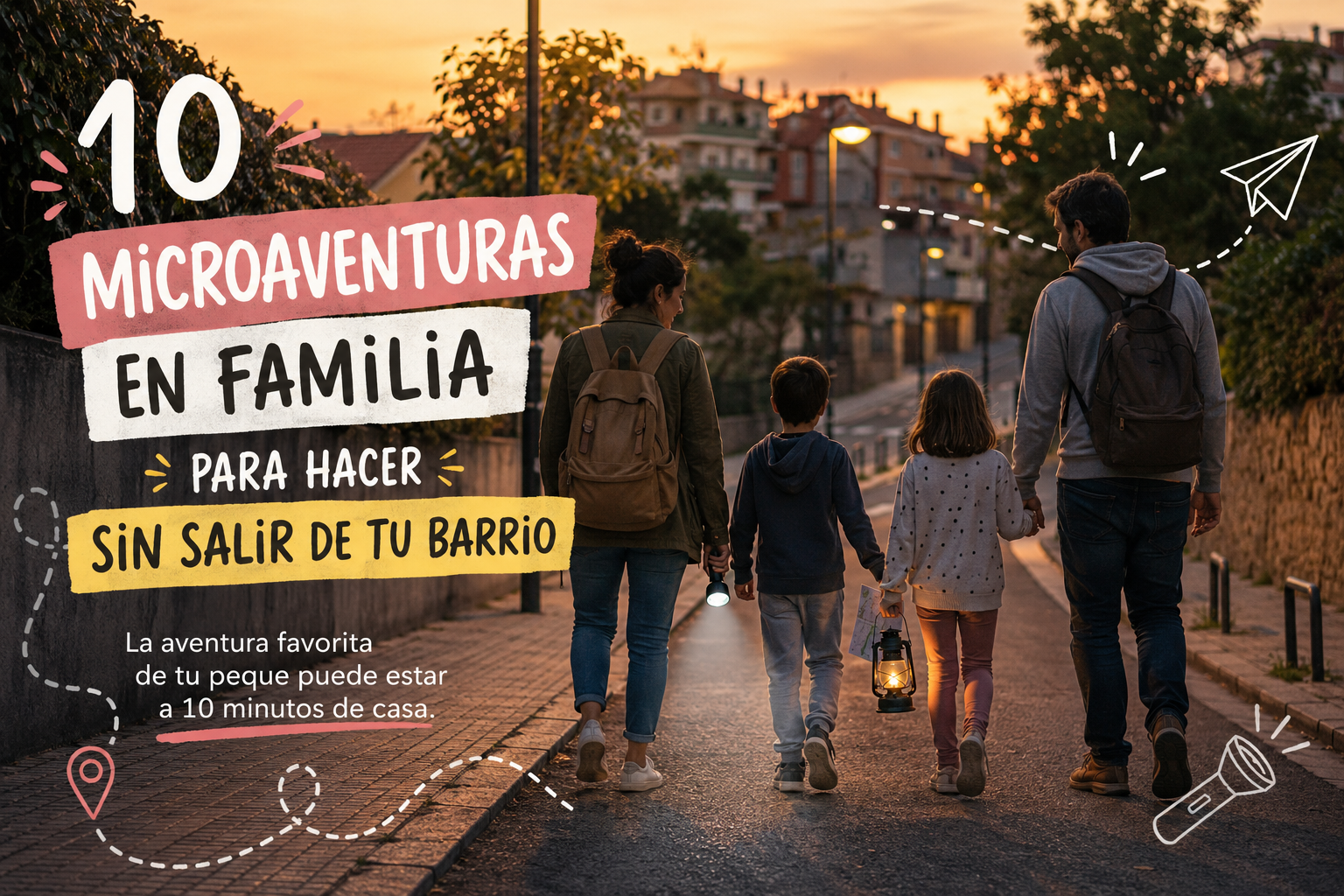 10 microaventuras en familia para convertir cualquier tarde normal en algo inolvidable