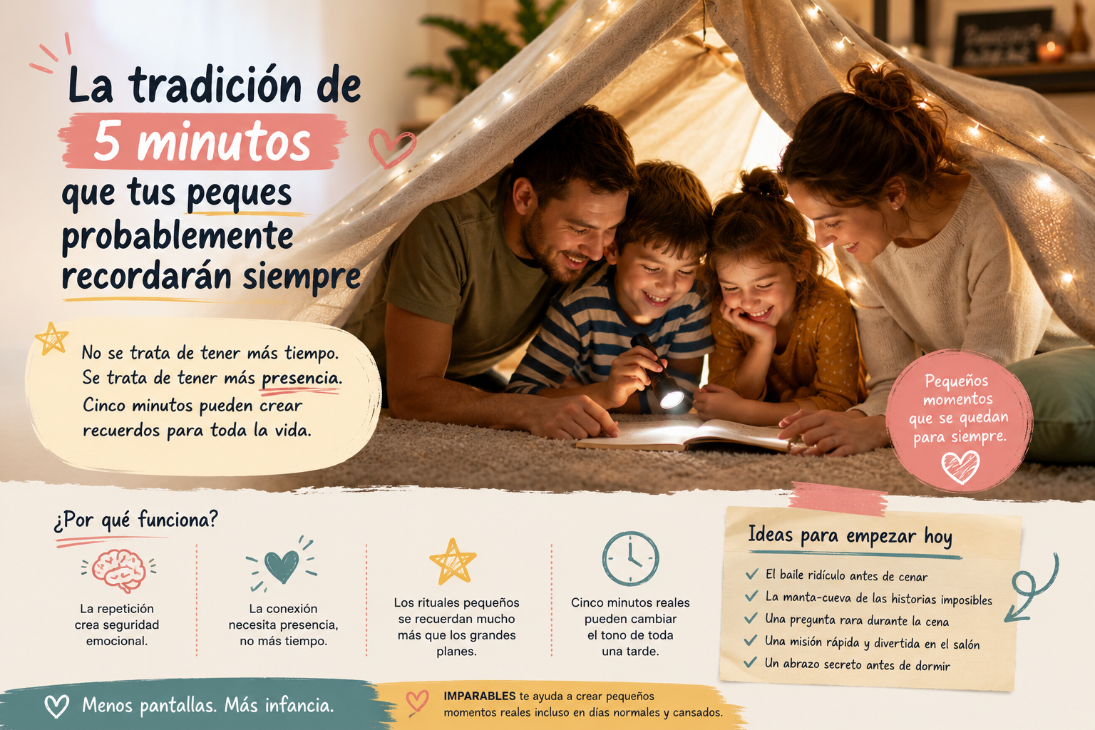 La tradición de 5 minutos que tus peques probablemente recordarán siempre